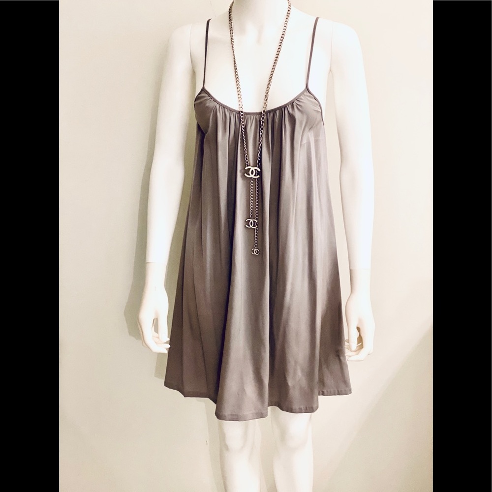 Barneys New York Silk Slip Dress